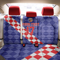 Custom Croatia Basketball Back Car Seat Cover Sporty Style