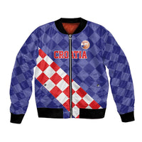 Custom Croatia Basketball Bomber Jacket Sporty Style