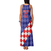 Custom Croatia Basketball Family Matching Tank Maxi Dress and Hawaiian Shirt Sporty Style