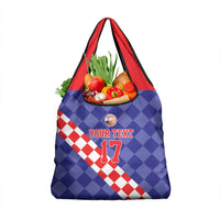 Custom Croatia Basketball Grocery Bag Sporty Style