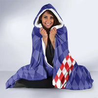 Custom Croatia Basketball Hooded Blanket Sporty Style