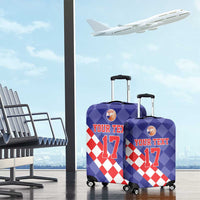 Custom Croatia Basketball Luggage Cover Sporty Style