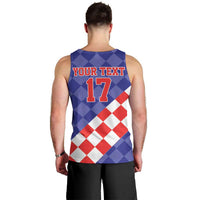 Custom Croatia Basketball Men Tank Top Sporty Style