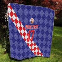 Custom Croatia Basketball Quilt Sporty Style
