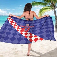 Custom Croatia Basketball Sarong Sporty Style