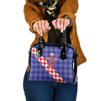 Custom Croatia Basketball Shoulder Handbag Sporty Style