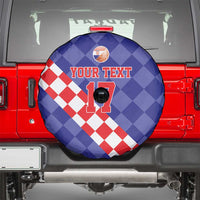 Custom Croatia Basketball Spare Tire Cover Sporty Style