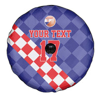 Custom Croatia Basketball Spare Tire Cover Sporty Style
