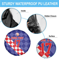 Custom Croatia Basketball Spare Tire Cover Sporty Style