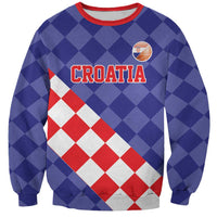 Custom Croatia Basketball Sweatshirt Sporty Style