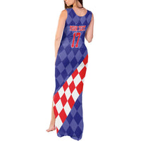 Custom Croatia Basketball Tank Maxi Dress Sporty Style