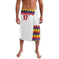 Custom Colombia Football Lavalava Retro White Style