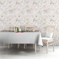 Custom Colombia Football Tablecloth Retro White Style