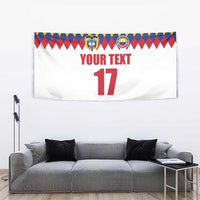 Custom Colombia Football Tapestry Retro White Style