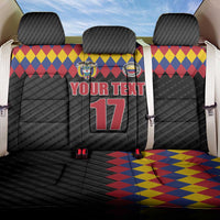 Custom Colombia Football Back Car Seat Cover Retro Black Style