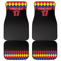 Custom Colombia Football Car Mats Retro Black Style