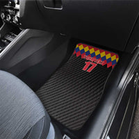 Custom Colombia Football Car Mats Retro Black Style