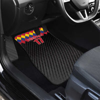 Custom Colombia Football Car Mats Retro Black Style