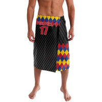 Custom Colombia Football Lavalava Retro Black Style