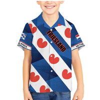 Netherlands Friesland Province Family Matching Mermaid Dress and Hawaiian Shirt Flag Style