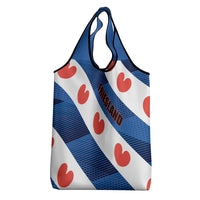 Netherlands Friesland Province Grocery Bag Flag Style