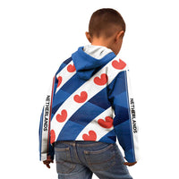 Netherlands Friesland Province Kid Hoodie Flag Style
