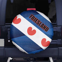 Netherlands Friesland Province Spare Tire Cover Flag Style