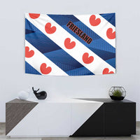 Netherlands Friesland Province Tapestry Flag Style