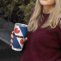 Netherlands Friesland Province Tumbler Cup Flag Style