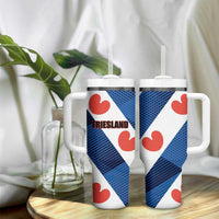 Netherlands Friesland Province Tumbler With Handle Flag Style