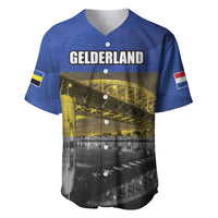 Netherlands Gelderland Province Baseball Jersey Flag Style