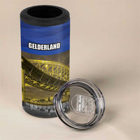 Netherlands Gelderland Province 4 in 1 Can Cooler Tumbler Flag Style