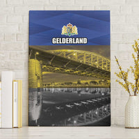 Netherlands Gelderland Province Canvas Wall Art Flag Style