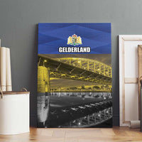 Netherlands Gelderland Province Canvas Wall Art Flag Style