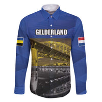 Netherlands Gelderland Province Family Matching Off Shoulder Short Dress and Hawaiian Shirt Flag Style