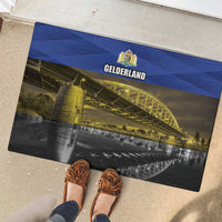 Netherlands Gelderland Province Rubber Doormat Flag Style