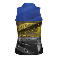 Netherlands Gelderland Province Women Sleeveless Polo Shirt Flag Style