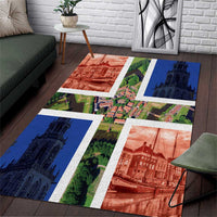 Netherlands Groningen Province Area Rug Flag Style