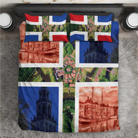 Netherlands Groningen Province Bedding Set Flag Style