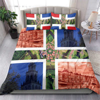 Netherlands Groningen Province Bedding Set Flag Style