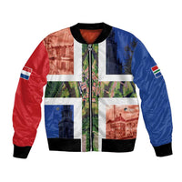 Netherlands Groningen Province Bomber Jacket Flag Style