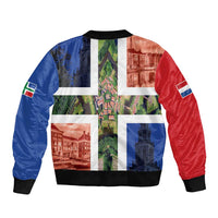Netherlands Groningen Province Bomber Jacket Flag Style