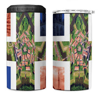 Netherlands Groningen Province 4 in 1 Can Cooler Tumbler Flag Style LT17