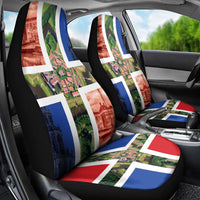 Netherlands Groningen Province Car Seat Cover Flag Style