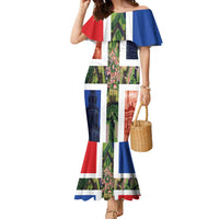 Netherlands Groningen Province Family Matching Mermaid Dress and Hawaiian Shirt Flag Style