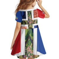 Netherlands Groningen Province Family Matching Summer Maxi Dress and Hawaiian Shirt Flag Style