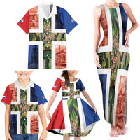 Netherlands Groningen Province Family Matching Tank Maxi Dress and Hawaiian Shirt Flag Style