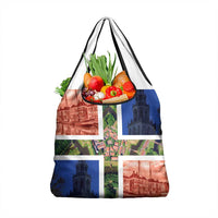 Netherlands Groningen Province Grocery Bag Flag Style