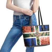 Netherlands Groningen Province Leather Tote Bag Flag Style