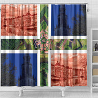 Netherlands Groningen Province Shower Curtain Flag Style